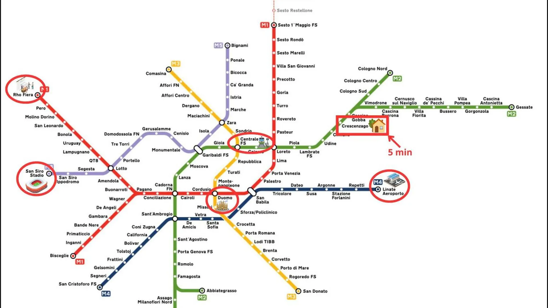 Apartment Ferienwohnung 5 Min To Metro - Independent - Quiet - Privacy Mailand